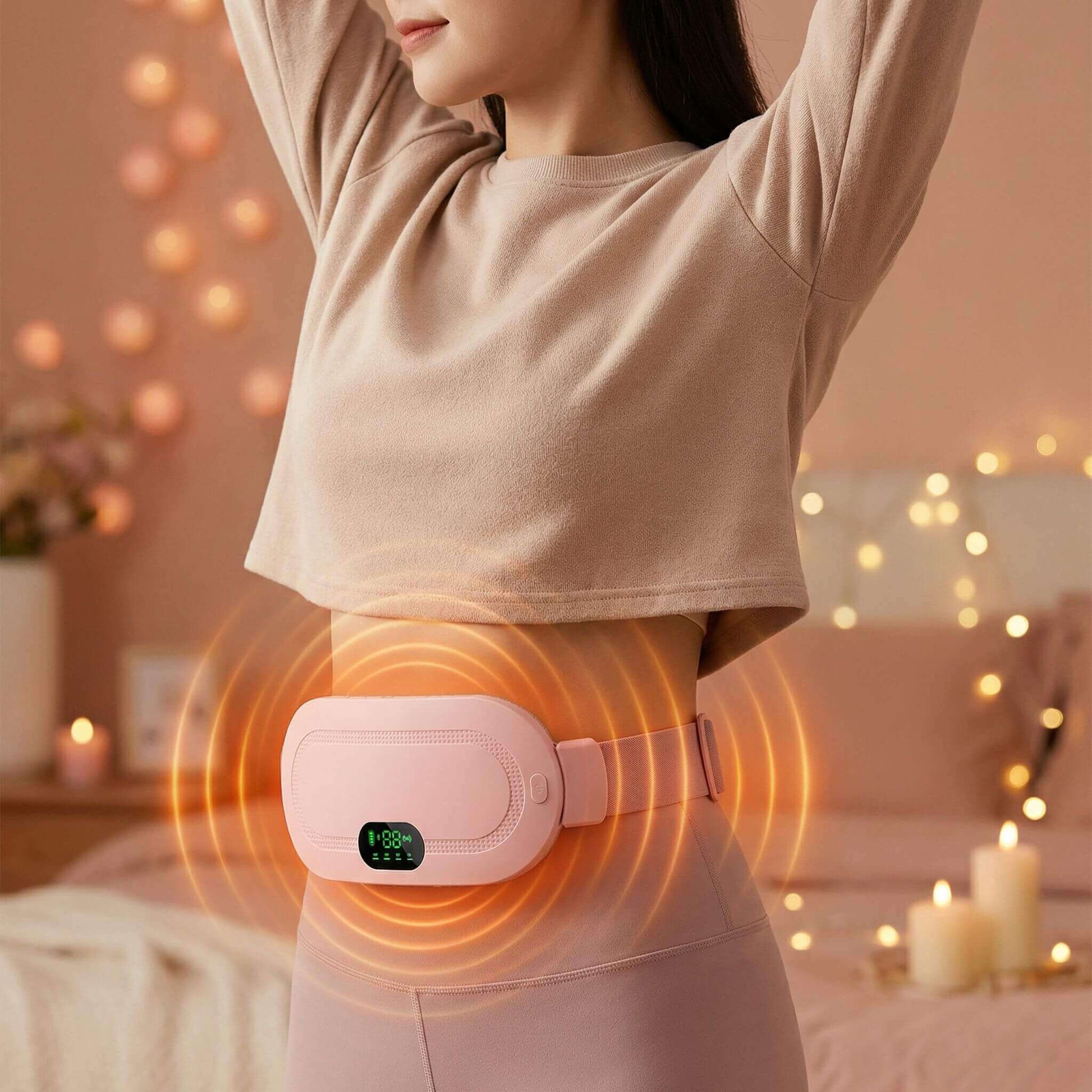 ThermoPulse™ Heating Massager Menstrual Pad for Period Cramp Relief